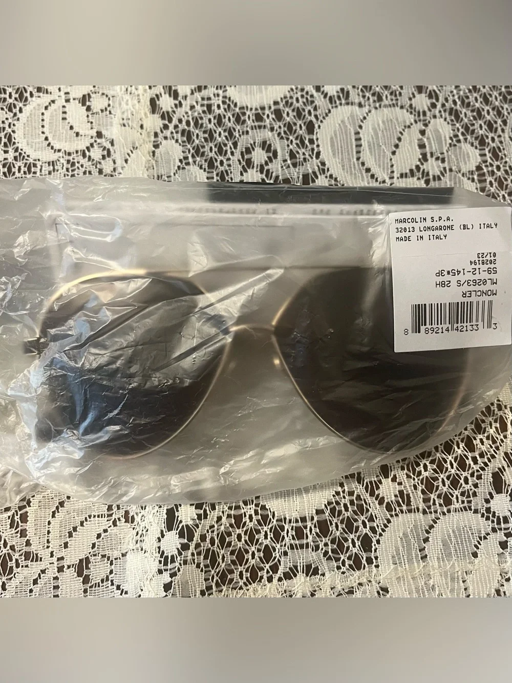Moncler Authentic Aviator Vizta Sunglasses